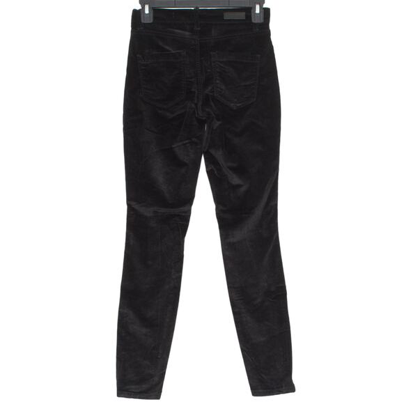 NWT BlankNYC Pants Skinny Velour Y2K Streetwear Academia Grunge Urban Black 24 - Picture 5 of 5